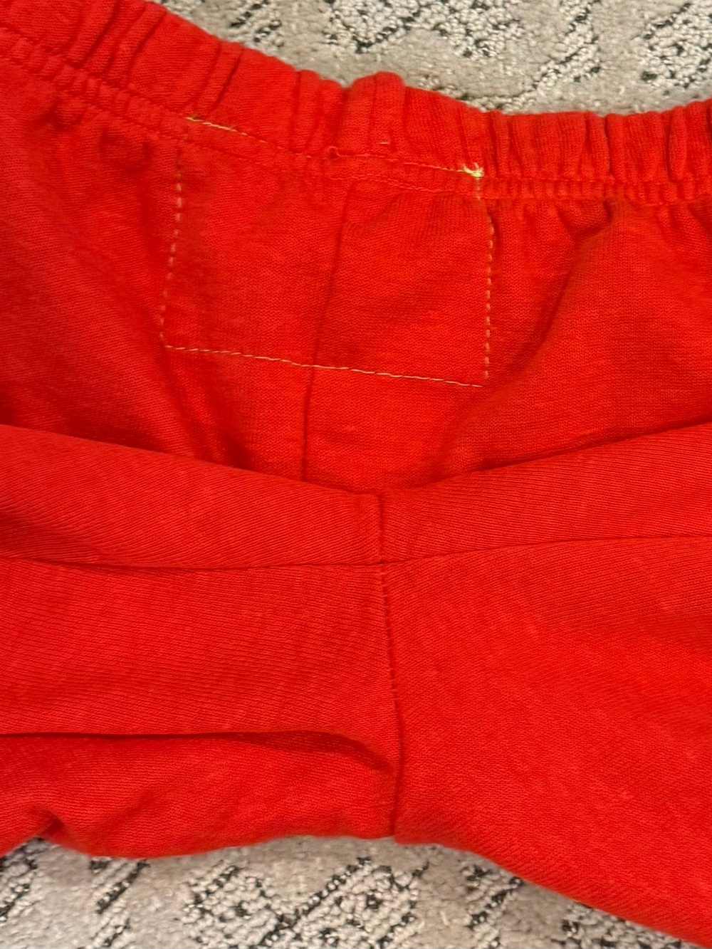 Aviator Nation Red Kids Sweatpants with Rainbow Side Stripes - Picture 6 of 12